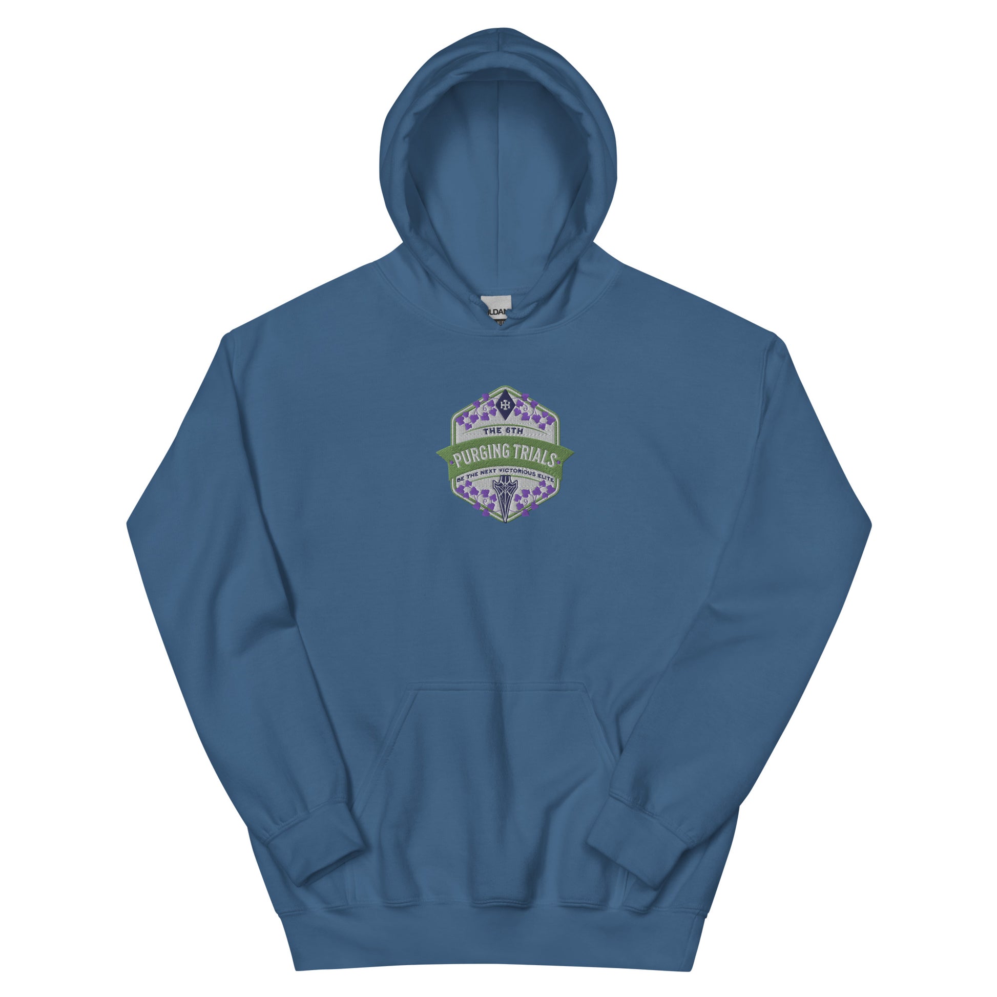 The Sixth Purging Trials Embroidered Hoodie - The Bean Workshop - embroidered, hoodie, kai azer, lauren roberts, paedyn gray, powerless