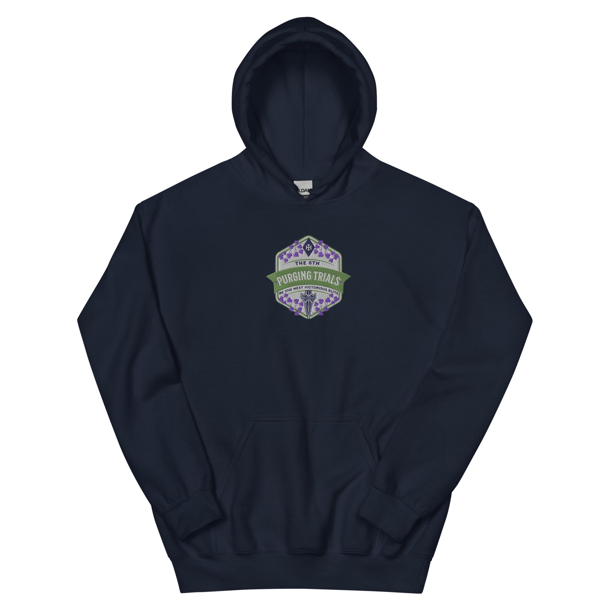 The Sixth Purging Trials Embroidered Hoodie - The Bean Workshop - embroidered, hoodie, kai azer, lauren roberts, paedyn gray, powerless