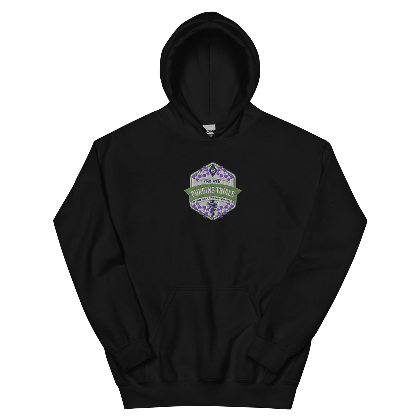 The Sixth Purging Trials Embroidered Hoodie - The Bean Workshop - embroidered, hoodie, kai azer, lauren roberts, paedyn gray, powerless