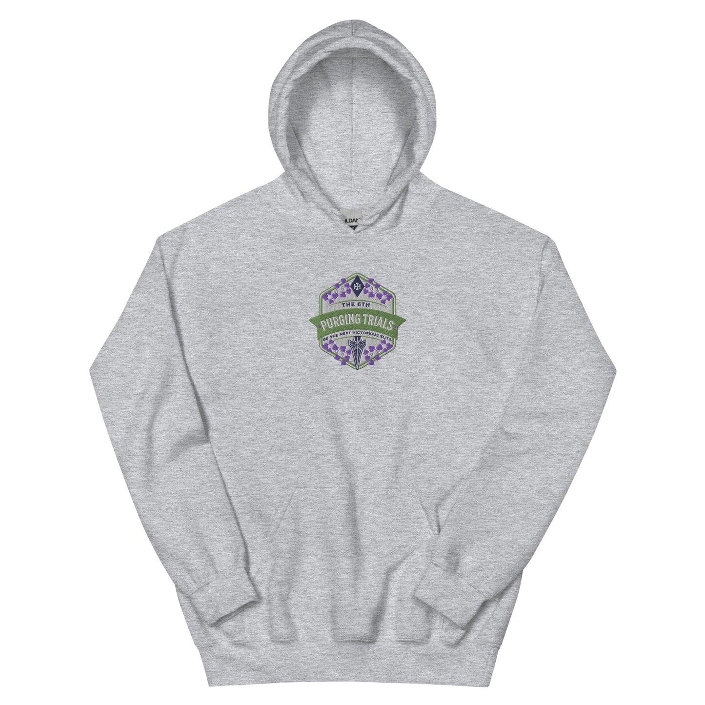 The Sixth Purging Trials Embroidered Hoodie - The Bean Workshop - embroidered, hoodie, kai azer, lauren roberts, paedyn gray, powerless