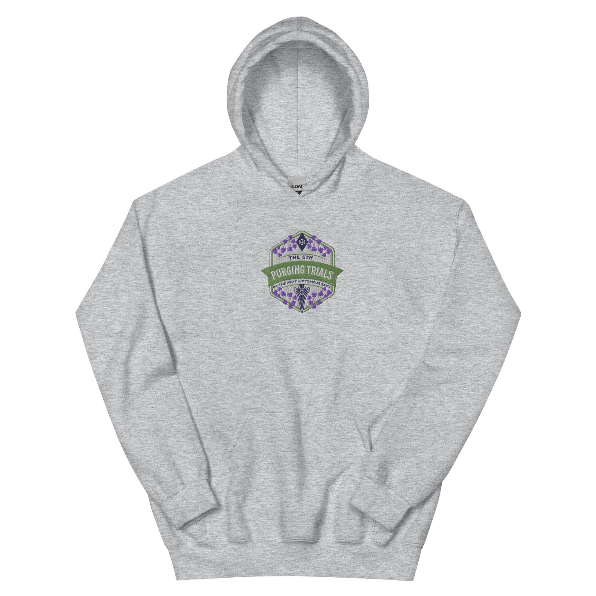 The Sixth Purging Trials Embroidered Hoodie - The Bean Workshop - embroidered, hoodie, kai azer, lauren roberts, paedyn gray, powerless