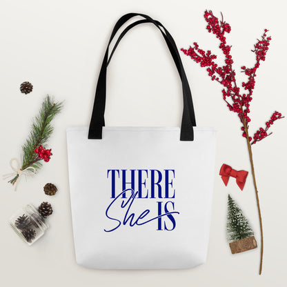 There She Is Tote Bag - The Bean Workshop - Bookish Accesories, Bookish Fashion, Carissa Broadbent, Fandom Merch, Oraya, The Serpent and The Wings of Night, tote bag