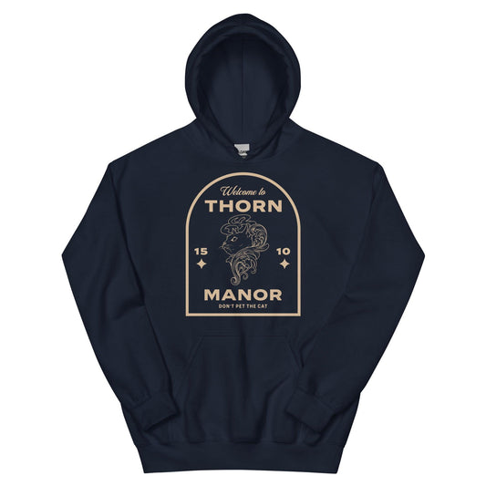 Thorn Manor Hoodie - The Bean Workshop - hoodie, margaret rogerson, sorcery of thorns