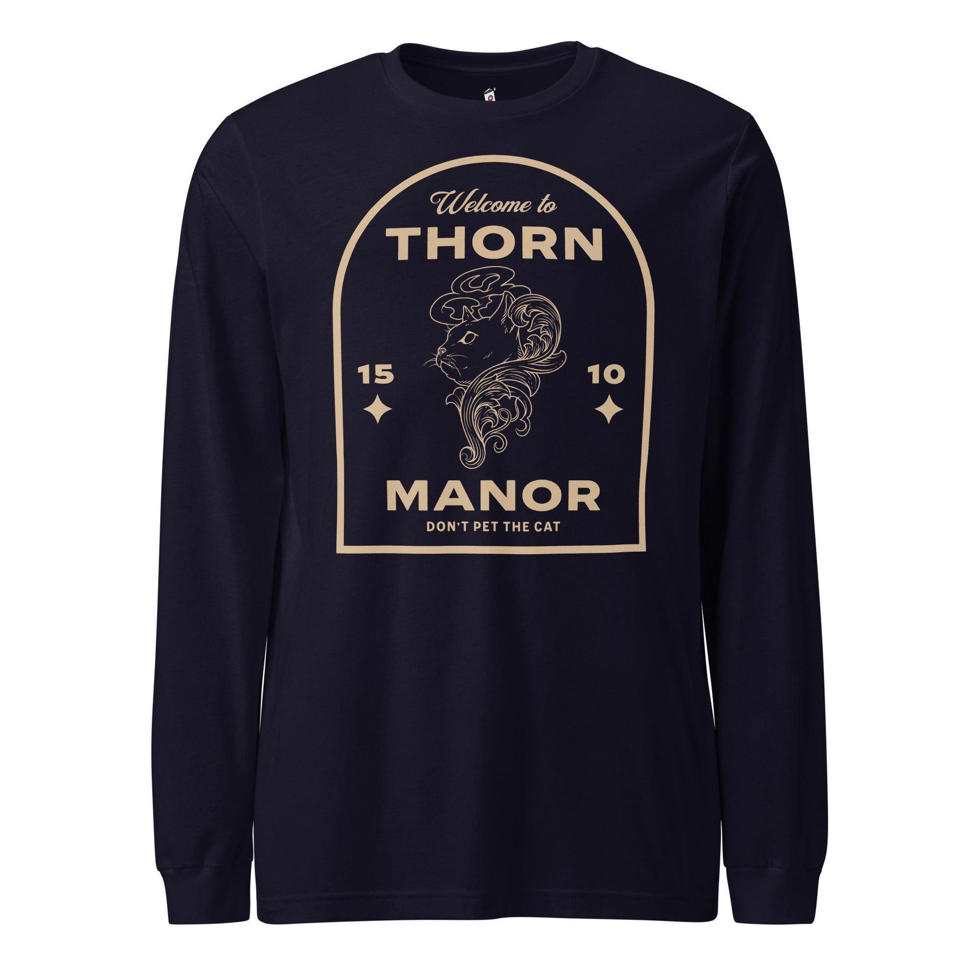 Thorn Manor Long Sleeve Tee Shirt - The Bean Workshop - long sleeve tee, margaret rogerson, sorcery of thorns