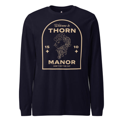 Thorn Manor Long Sleeve Tee Shirt - The Bean Workshop - long sleeve tee, margaret rogerson, sorcery of thorns