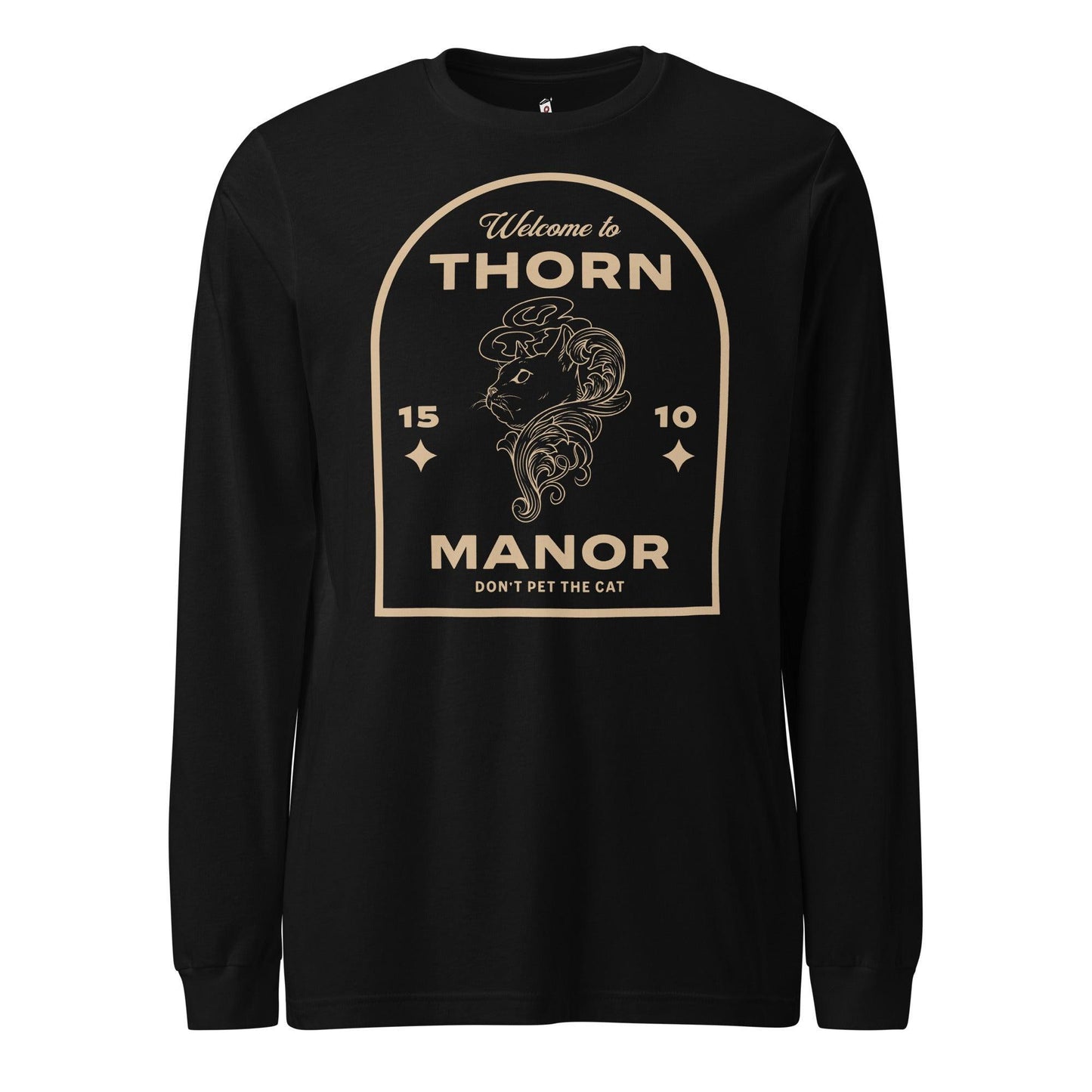 Thorn Manor Long Sleeve Tee Shirt - The Bean Workshop - long sleeve tee, margaret rogerson, sorcery of thorns