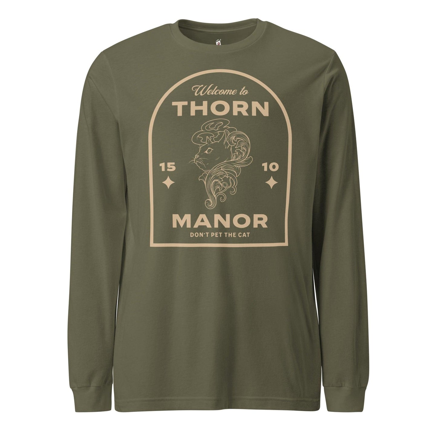 Thorn Manor Long Sleeve Tee Shirt - The Bean Workshop - long sleeve tee, margaret rogerson, sorcery of thorns