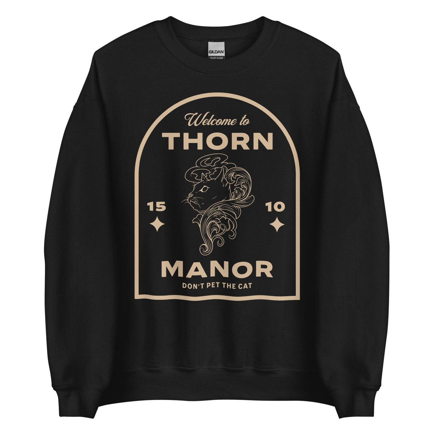 Thorn Manor Sweatshirt - The Bean Workshop - margaret rogerson, sorcery of thorns, sweatshirt