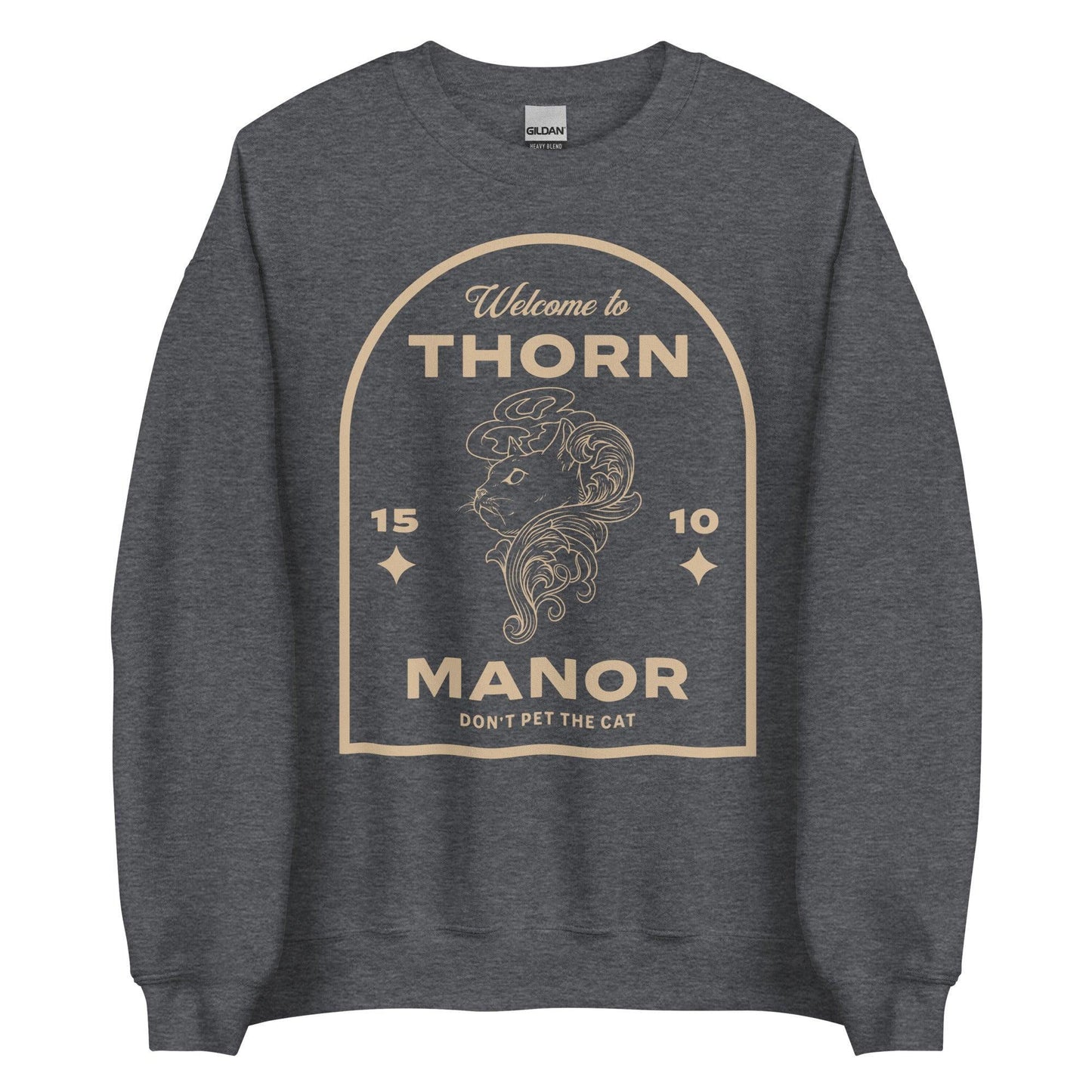 Thorn Manor Sweatshirt - The Bean Workshop - margaret rogerson, sorcery of thorns, sweatshirt