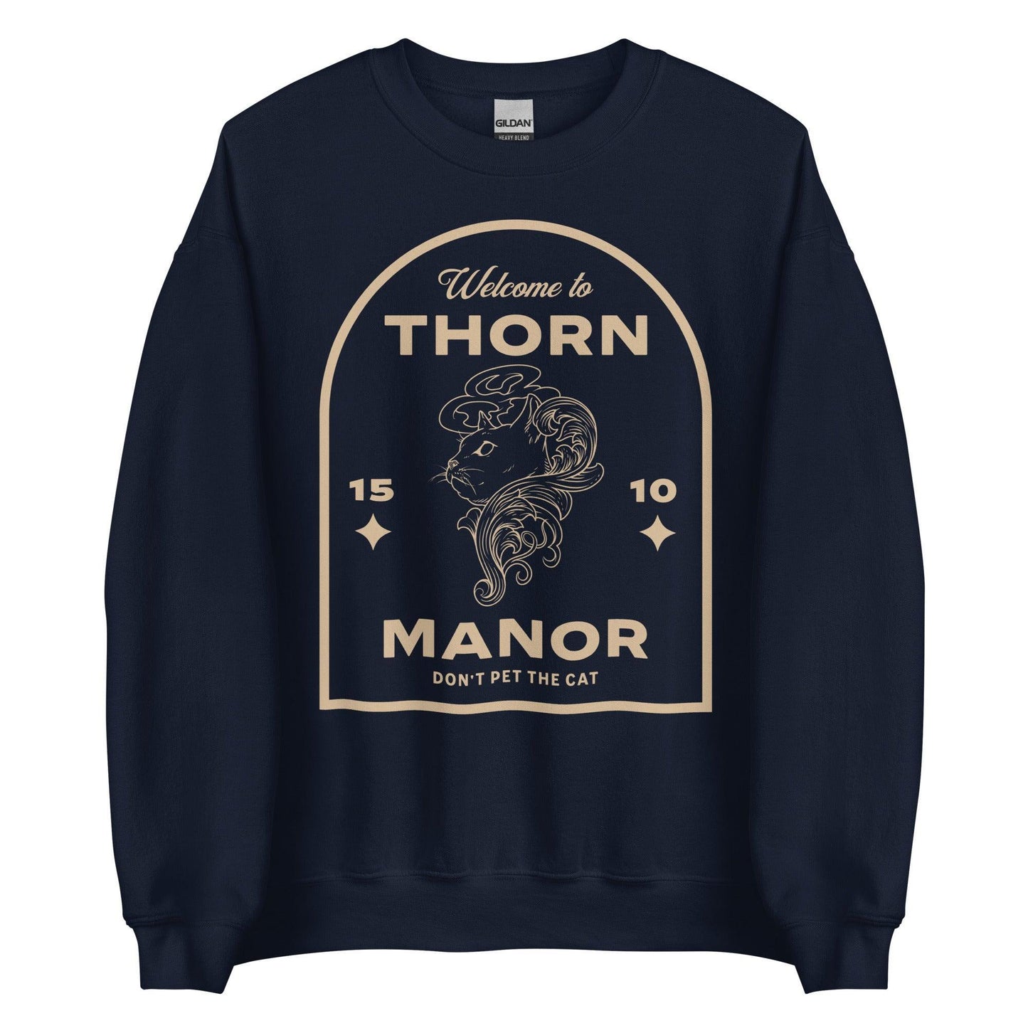 Thorn Manor Sweatshirt - The Bean Workshop - margaret rogerson, sorcery of thorns, sweatshirt