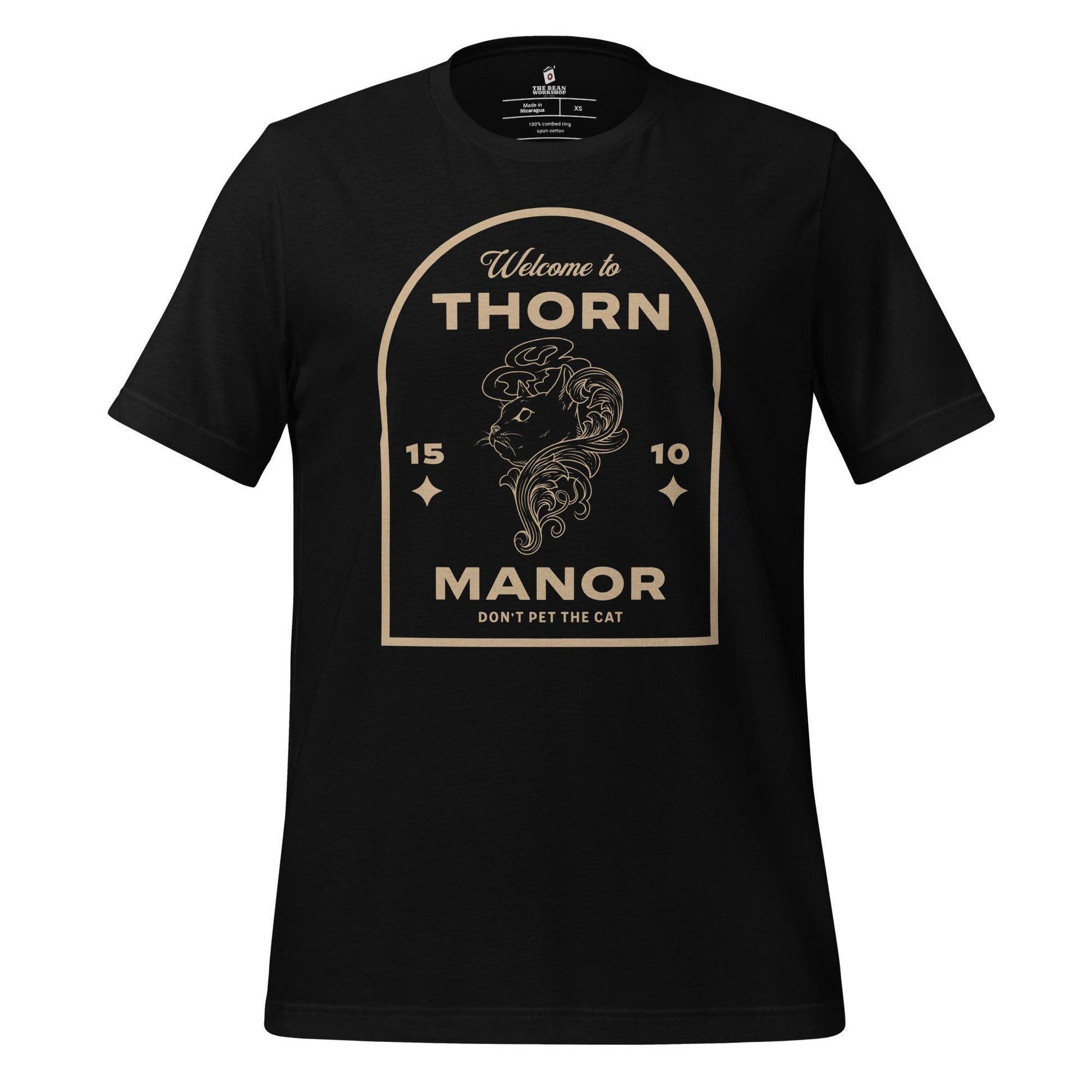 Thorn Manor T-shirt - The Bean Workshop - margaret rogerson, sorcery of thorns, t-shirt