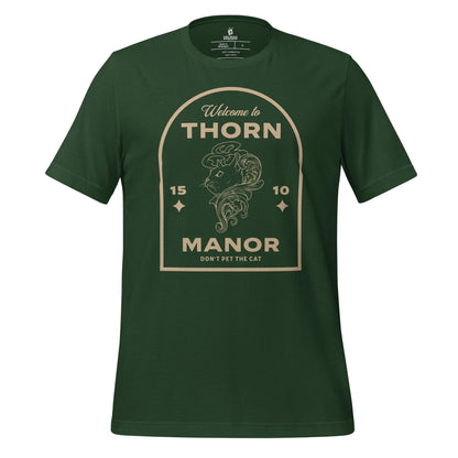 Thorn Manor T-shirt - The Bean Workshop - margaret rogerson, sorcery of thorns, t-shirt