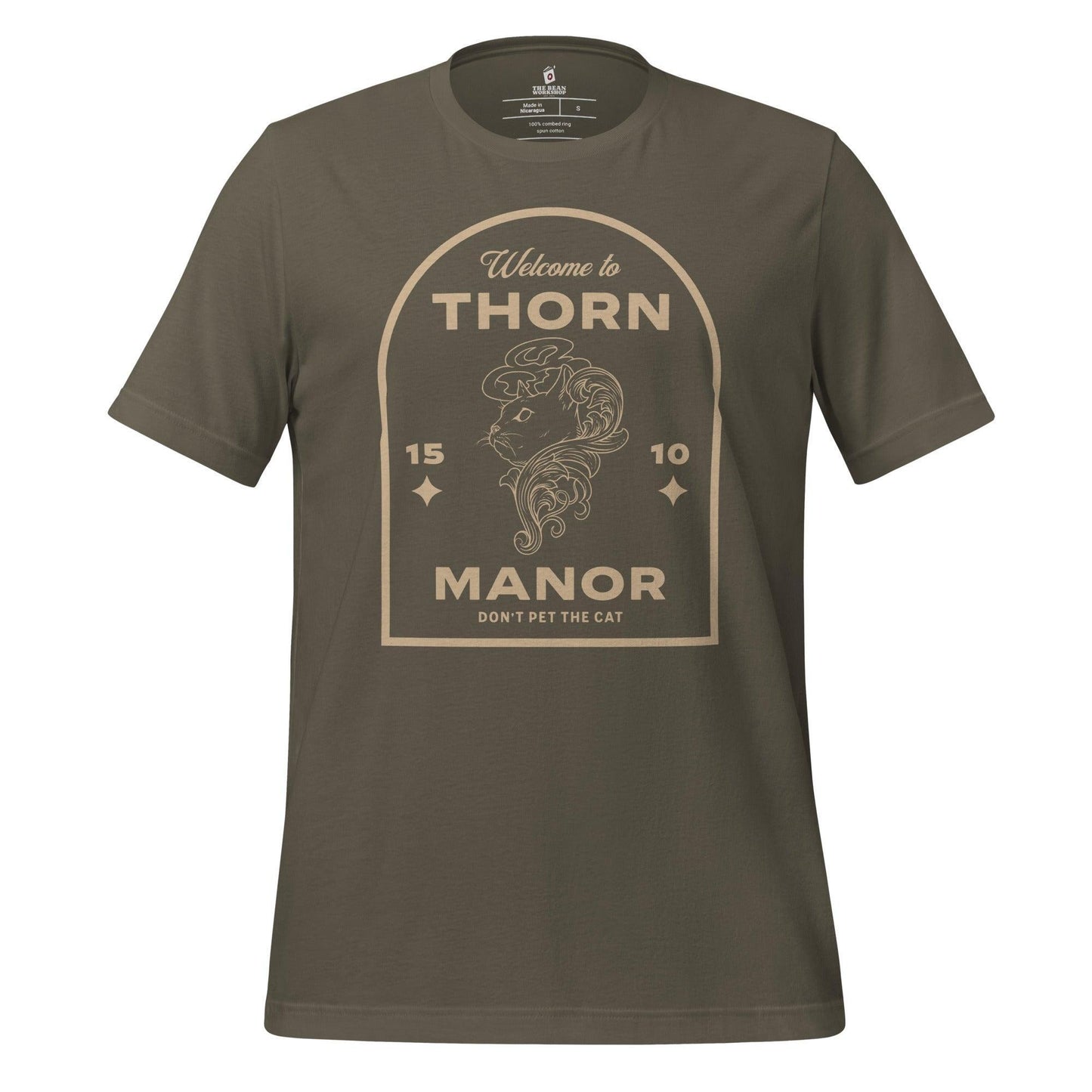 Thorn Manor T-shirt - The Bean Workshop - margaret rogerson, sorcery of thorns, t-shirt