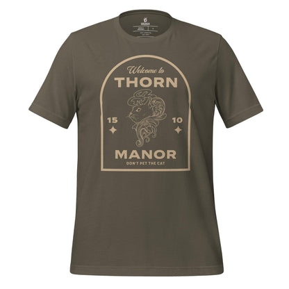 Thorn Manor T-shirt - The Bean Workshop - margaret rogerson, sorcery of thorns, t-shirt