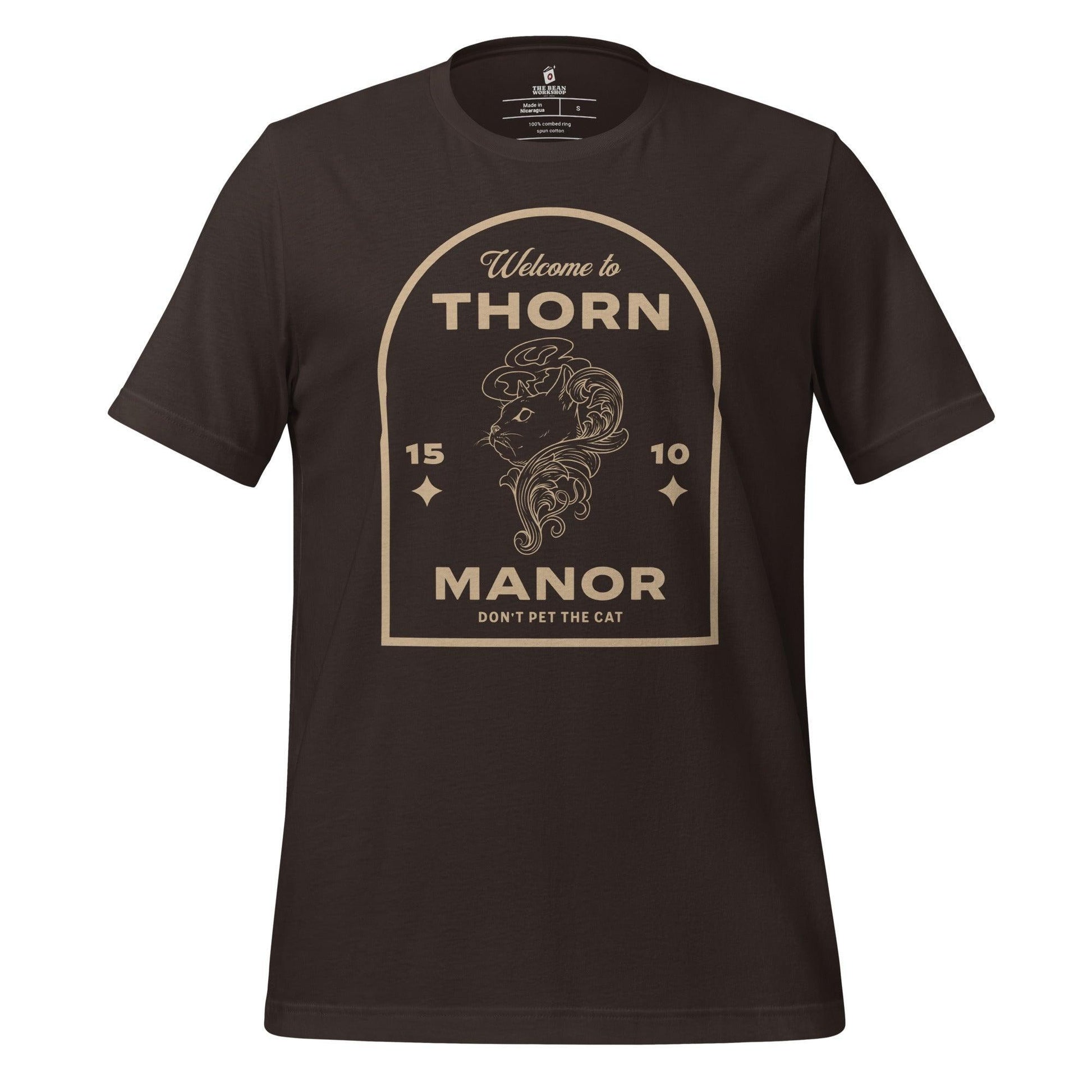 Thorn Manor T-shirt - The Bean Workshop - margaret rogerson, sorcery of thorns, t-shirt