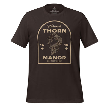 Thorn Manor T-shirt - The Bean Workshop - margaret rogerson, sorcery of thorns, t-shirt