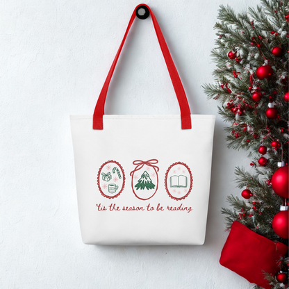 'Tis the Season to be Reading Tote Bag