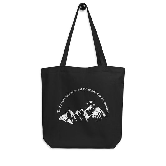 To The Stars Who Listen Tote Bag - The Bean Workshop - a court of thorns and roses, acotar, bag, feyre archeron, rhysand, sarah j. maas, tote