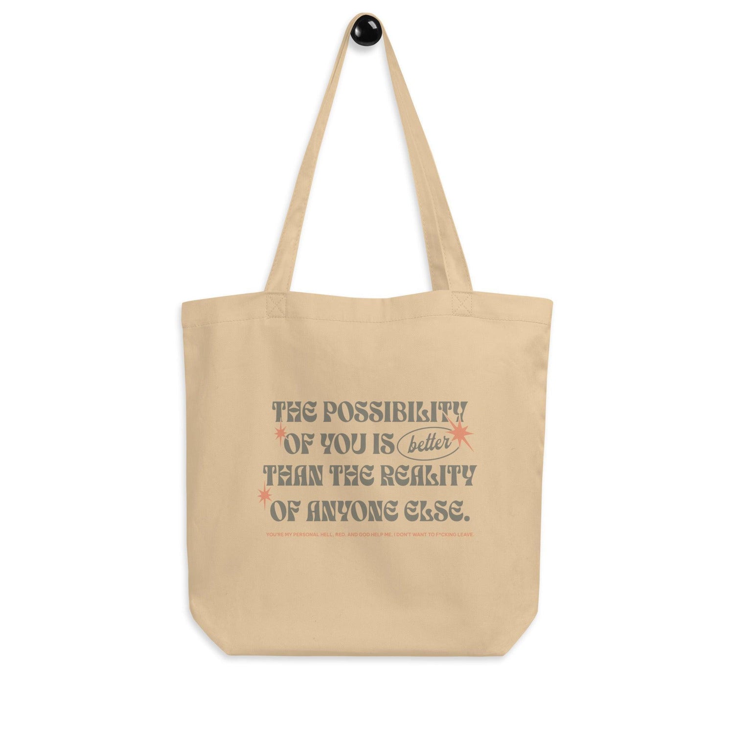 Twisted Hate Josh & Jules Organic Cotton Twill Tote Bag - The Bean Workshop - ana huang, bag, tote, twisted