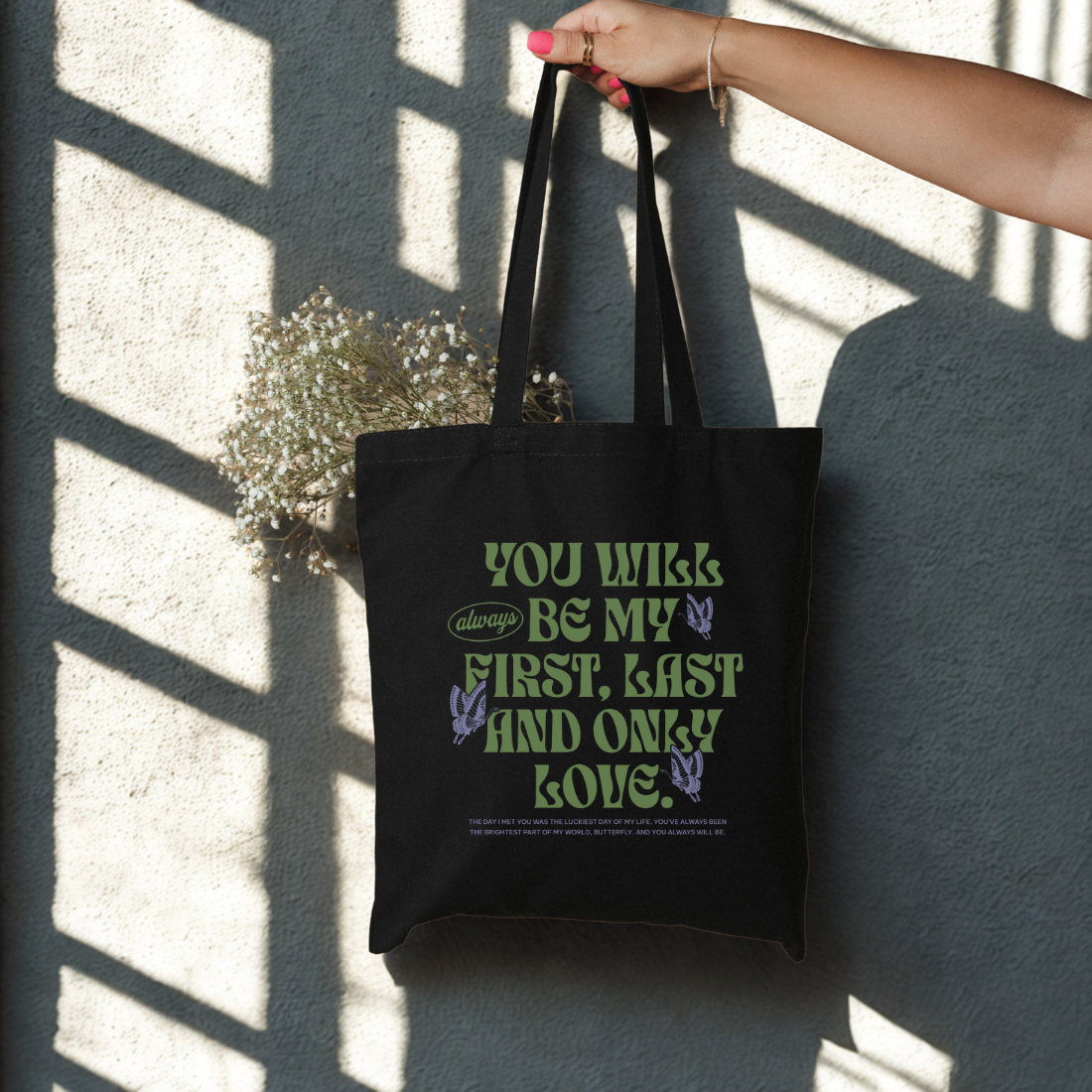 Twisted Lies Christian & Stella Organic Cotton Twill Tote Bag