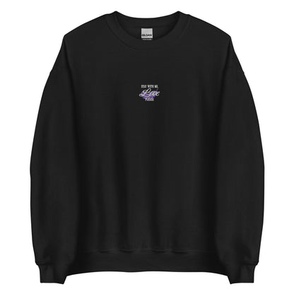 My Love King of Pride Embroidered Sweatshirt