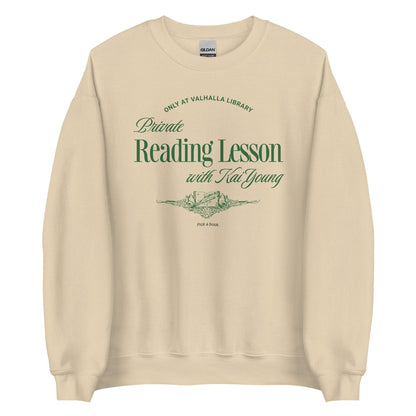 Private Reading Lesson with Kai Young Sweatshirt