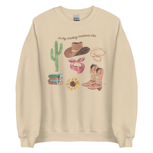 In My Cowboy Romance Era Sweatshirt