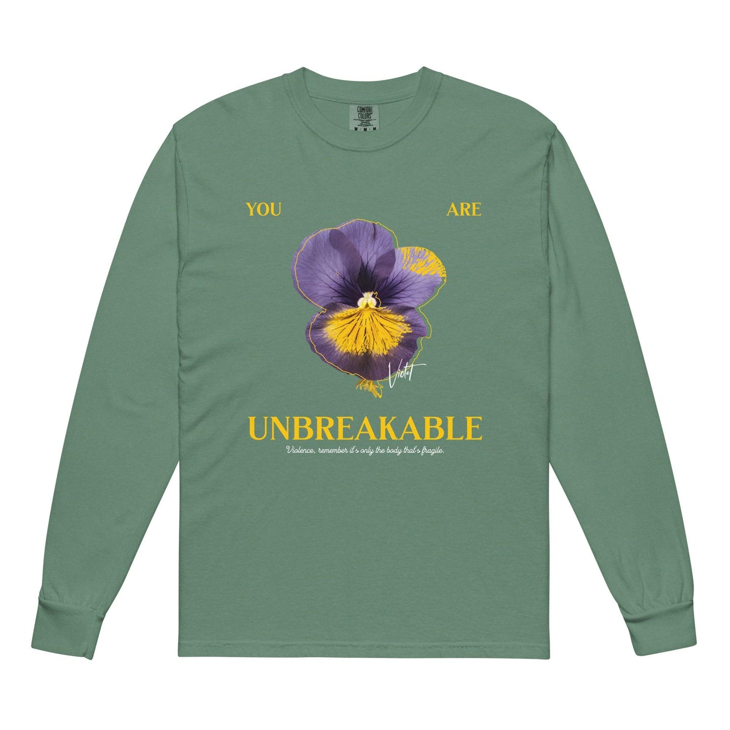 You Are Unbreakable Xaden and Violet Heavyweight Long Sleeve Shirt