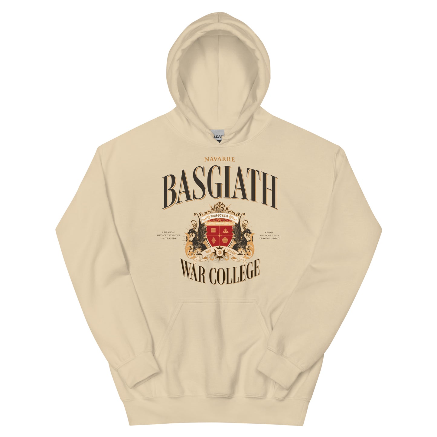 Basgiath War College Vintage Style Hooded Sweater