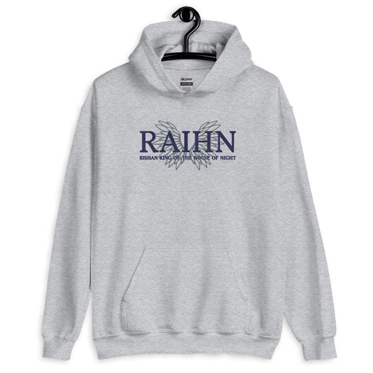Raihn Rishan King of the House of Night Embroidered Hoodie - The Bean Workshop - carissa broadbent, embroidered, hoodie, the serpent and the wings of night