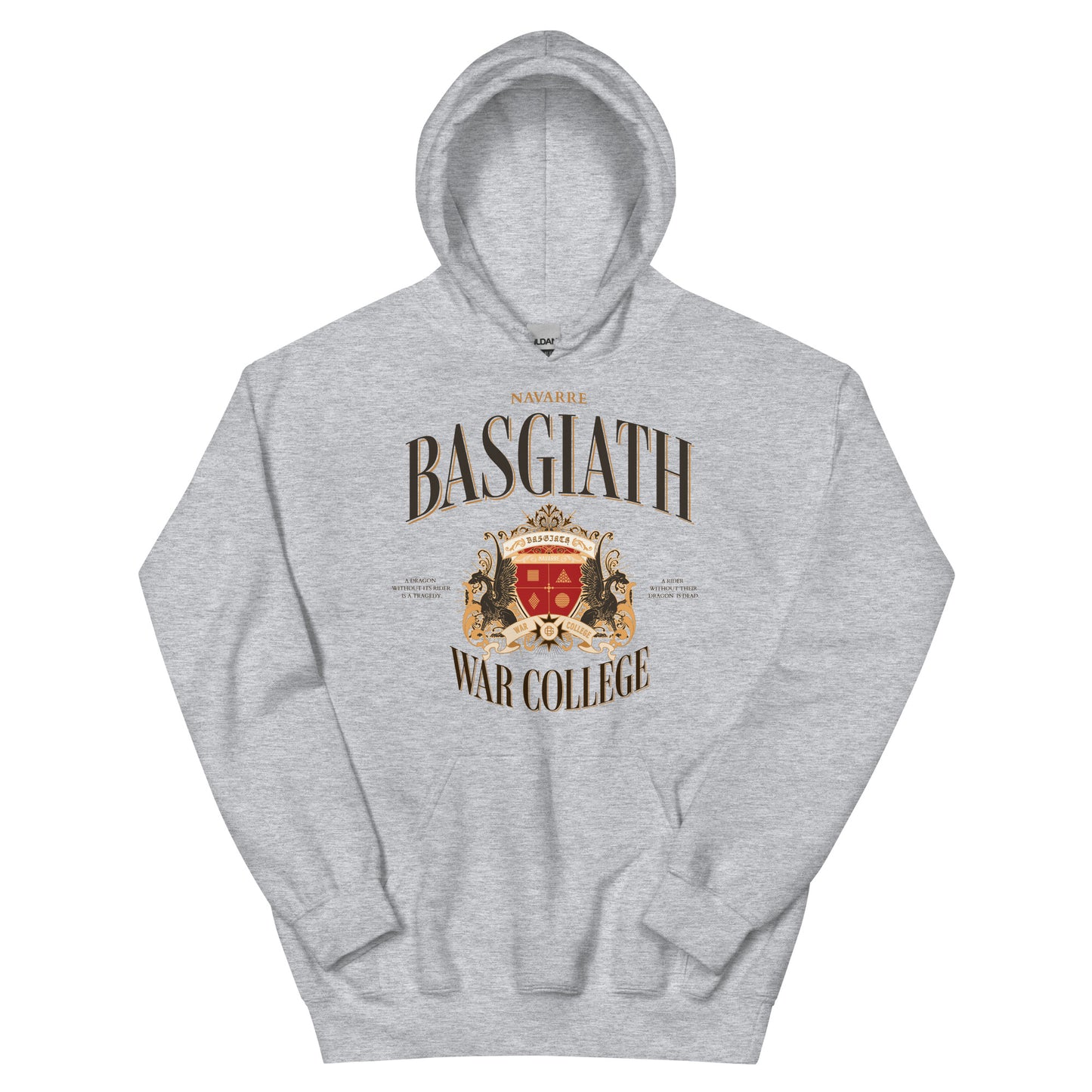 Basgiath War College Vintage Style Hooded Sweater