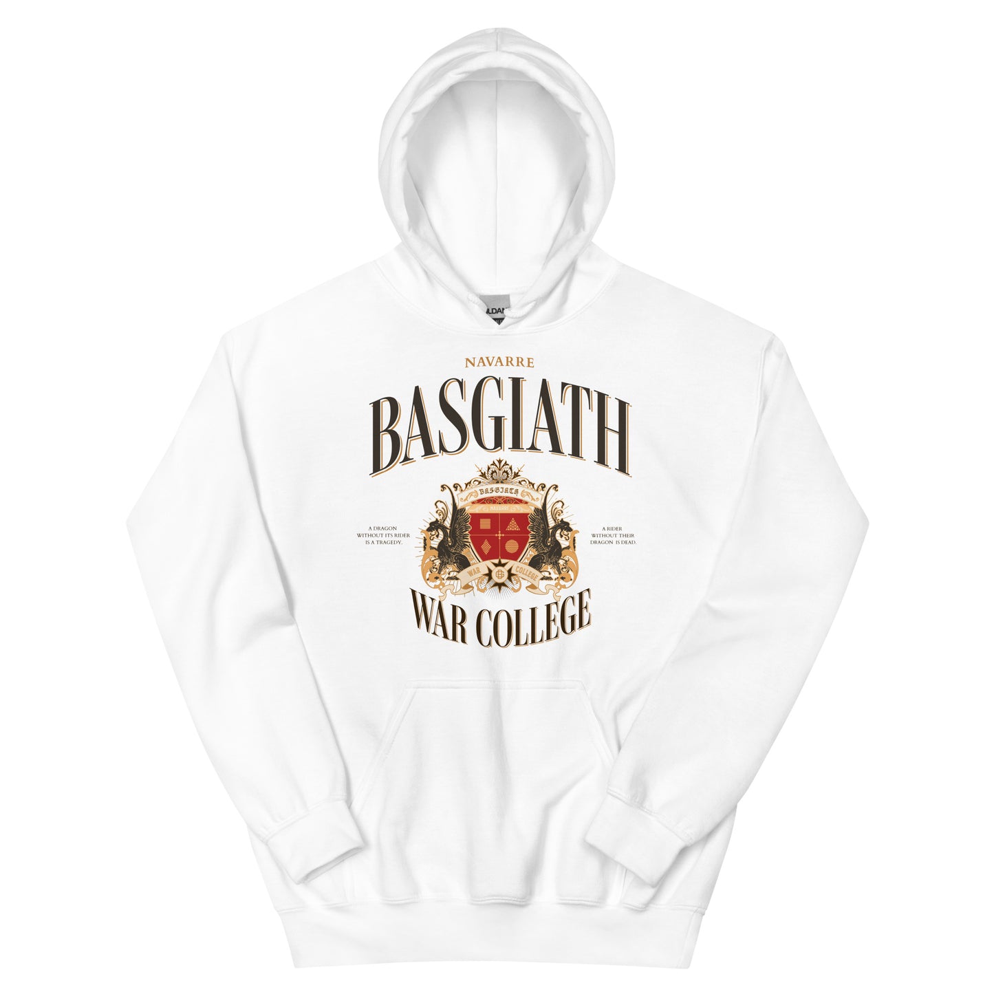 Basgiath War College Vintage Style Hooded Sweater