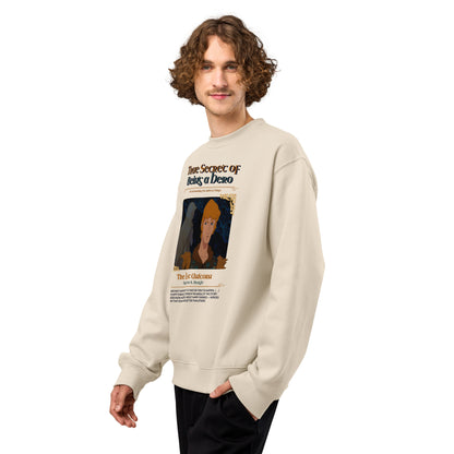 True Secret of Being a Hero Prince Lir & Lady Amalthea Oversized Heavyweight Sweatshirt