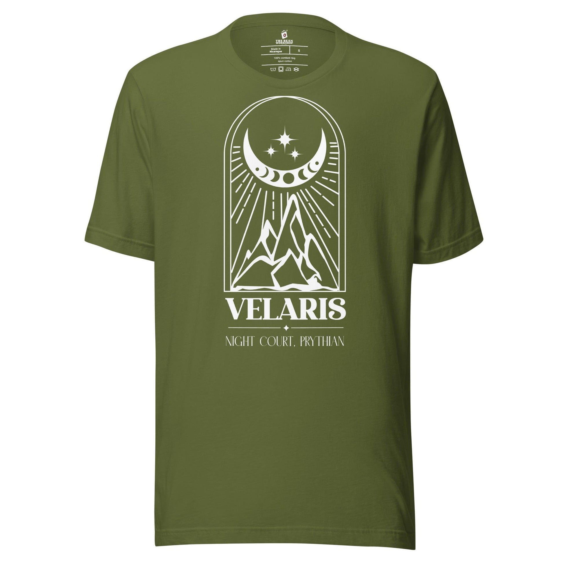 Velaris Night Court T-Shirt - The Bean Workshop - a court of thorns and roses, acotar, feyre archeron, rhysand, sarah j. maas, t-shirt