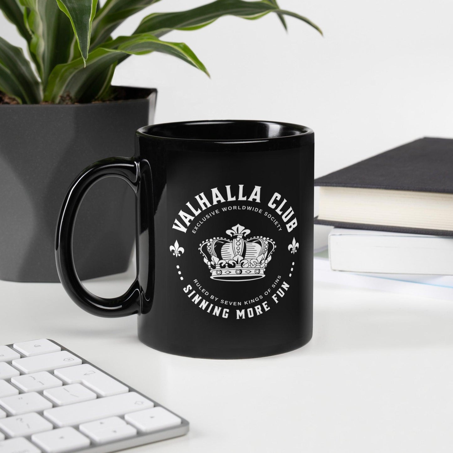 Valhalla Club Coffee Mug - The Bean Workshop - ana huang, black mug, coffee mug, cup, kings of sin, mug