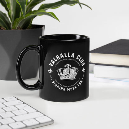Valhalla Club Coffee Mug - The Bean Workshop - ana huang, black mug, coffee mug, cup, kings of sin, mug