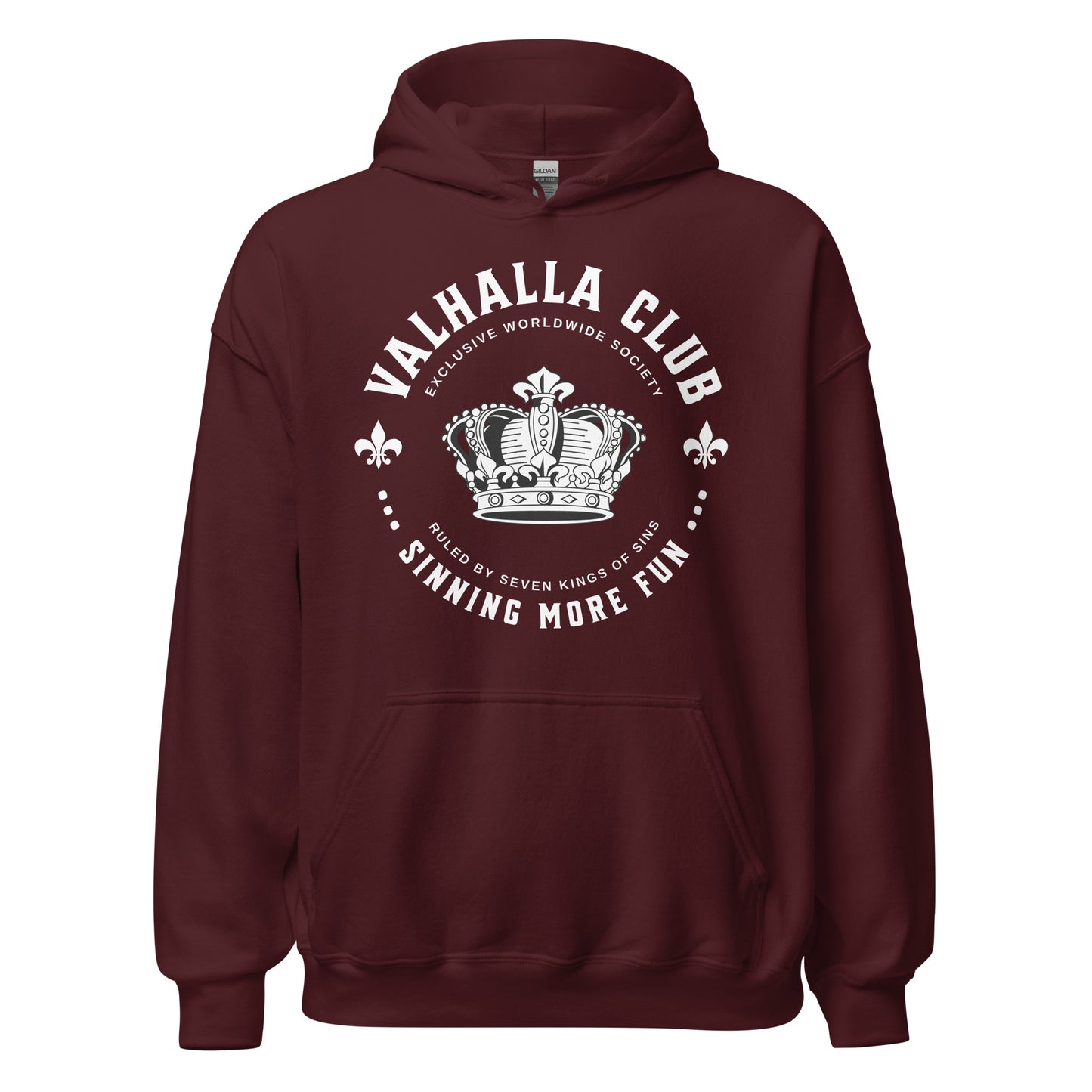 Valhalla Club Hoodie - The Bean Workshop - Ana Huang, bookish fashion, hoodie, Kings of Sin, Reader Apparel, Valhalla Club