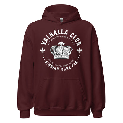 Valhalla Club Hoodie - The Bean Workshop - Ana Huang, bookish fashion, hoodie, Kings of Sin, Reader Apparel, Valhalla Club
