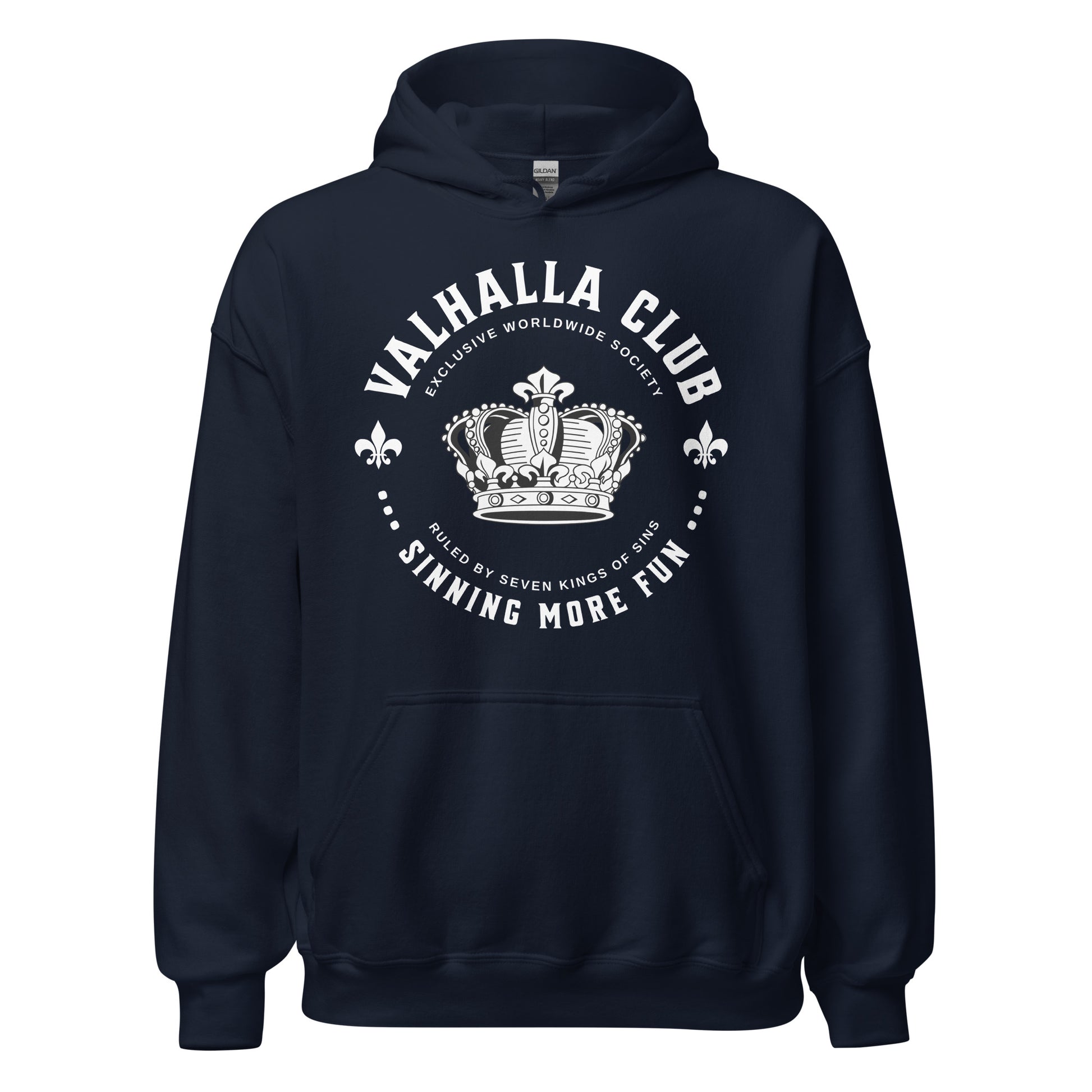 Valhalla Club Hoodie - The Bean Workshop - Ana Huang, bookish fashion, hoodie, Kings of Sin, Reader Apparel, Valhalla Club
