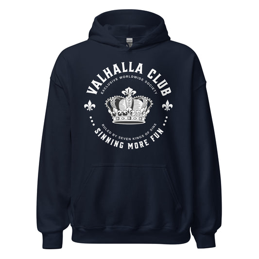 Valhalla Club Hoodie - The Bean Workshop - Ana Huang, bookish fashion, hoodie, Kings of Sin, Reader Apparel, Valhalla Club