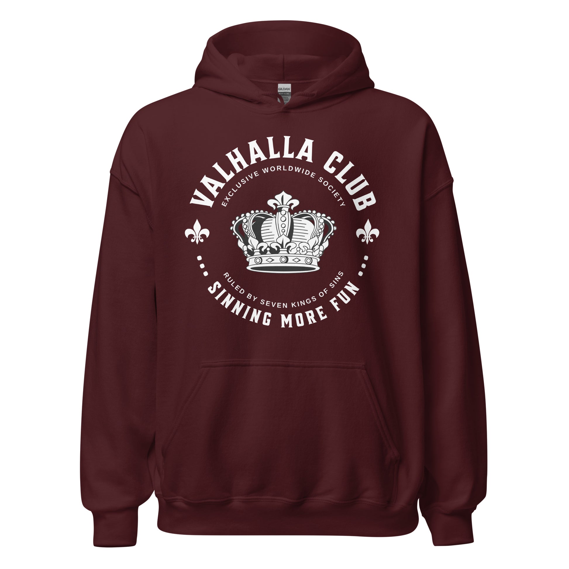 Valhalla Club Hoodie - The Bean Workshop - Ana Huang, bookish fashion, hoodie, Kings of Sin, Reader Apparel, Valhalla Club