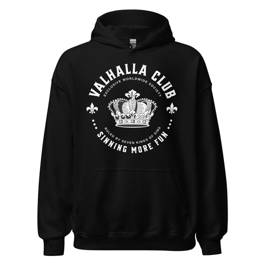 Valhalla Club Hoodie - The Bean Workshop - Ana Huang, bookish fashion, hoodie, Kings of Sin, Reader Apparel, Valhalla Club