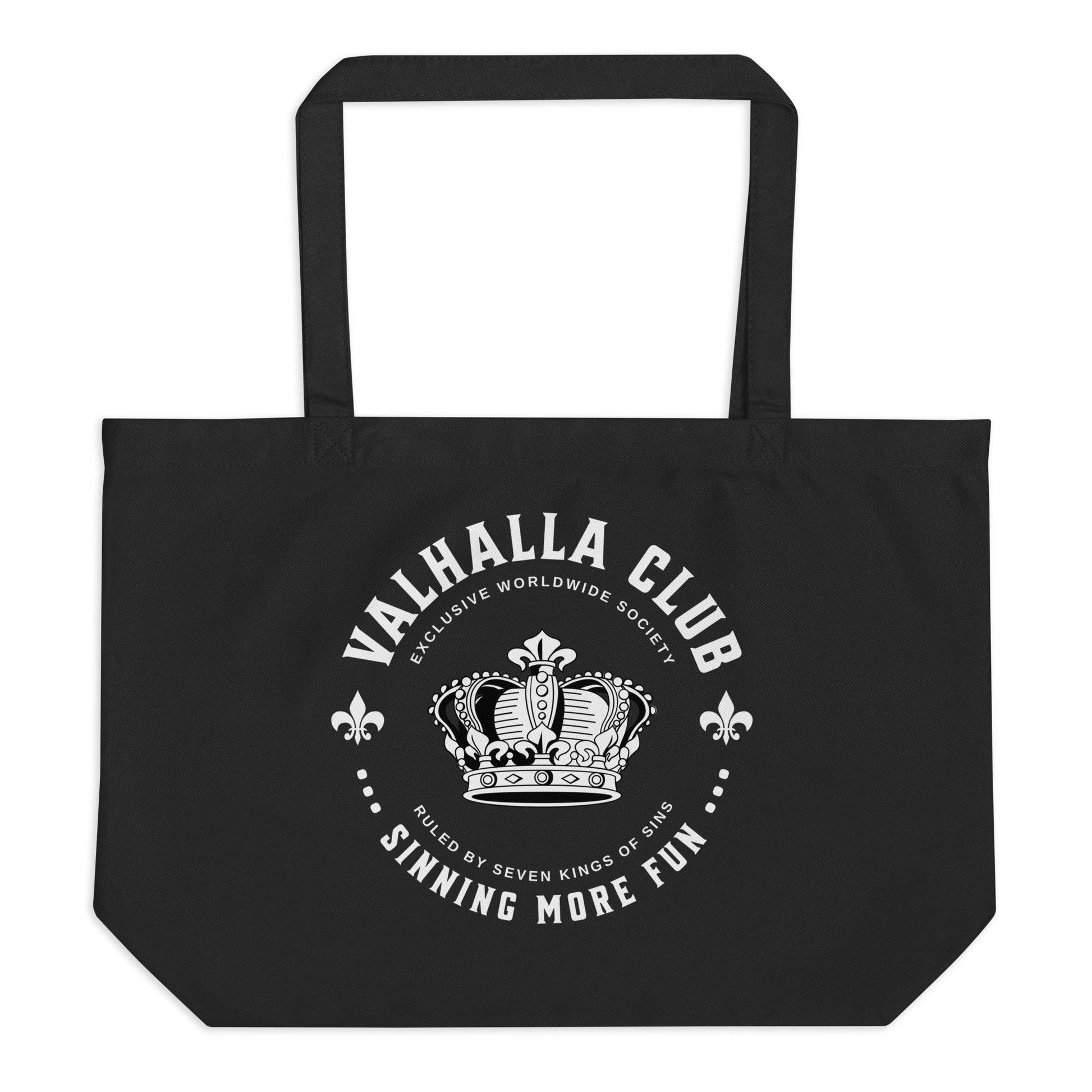 Valhalla Club Large Organic Cotton Twill Tote Bag - The Bean Workshop - ana huang, bag, kings of sin, tote