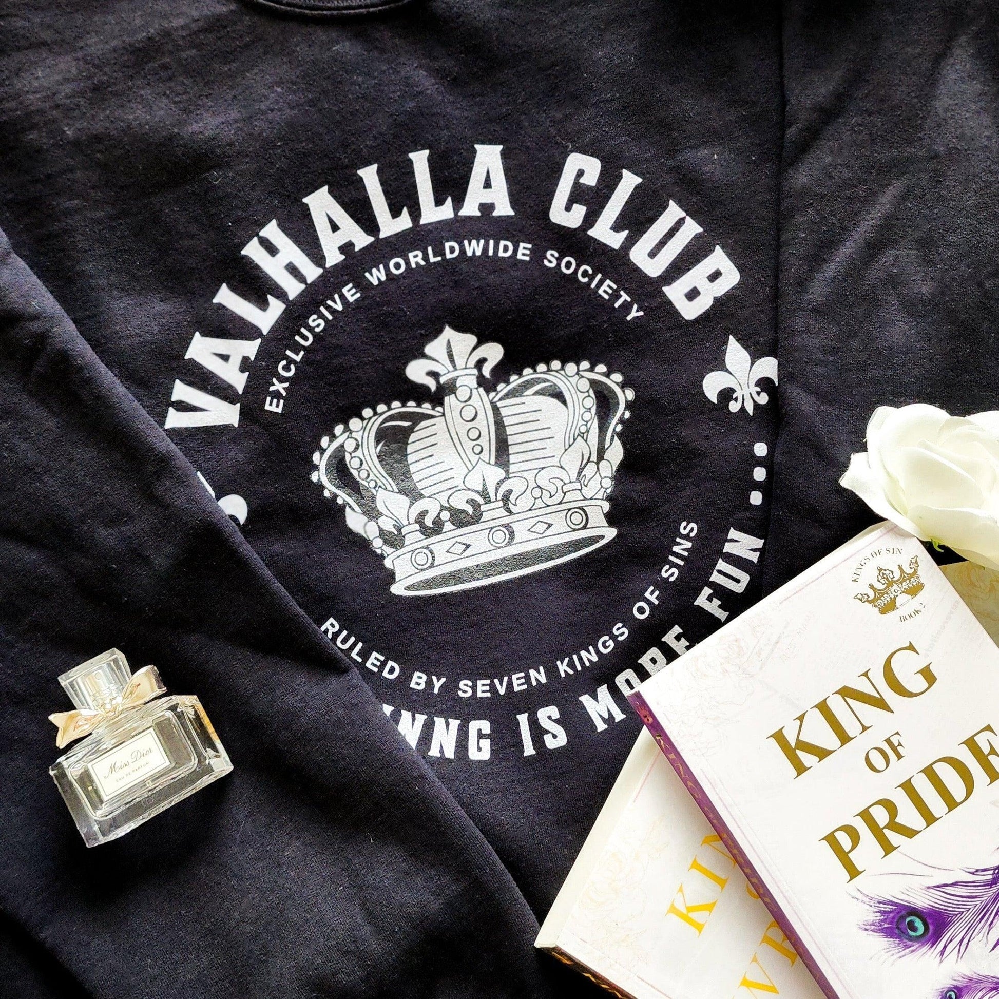 Valhalla Club Sweatshirt - The Bean Workshop - ana huang, kings of sin, sweatshirt