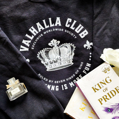Valhalla Club Sweatshirt - The Bean Workshop - ana huang, kings of sin, sweatshirt