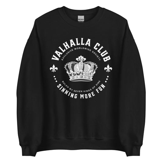 Valhalla Club Sweatshirt - The Bean Workshop - ana huang, kings of sin, sweatshirt