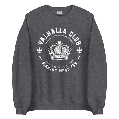 Valhalla Club Sweatshirt - The Bean Workshop - ana huang, kings of sin, sweatshirt