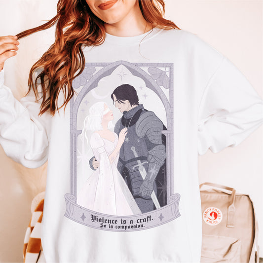 Violence Is A Craft Sybil and Rory Heavyweight Sweatshirt
