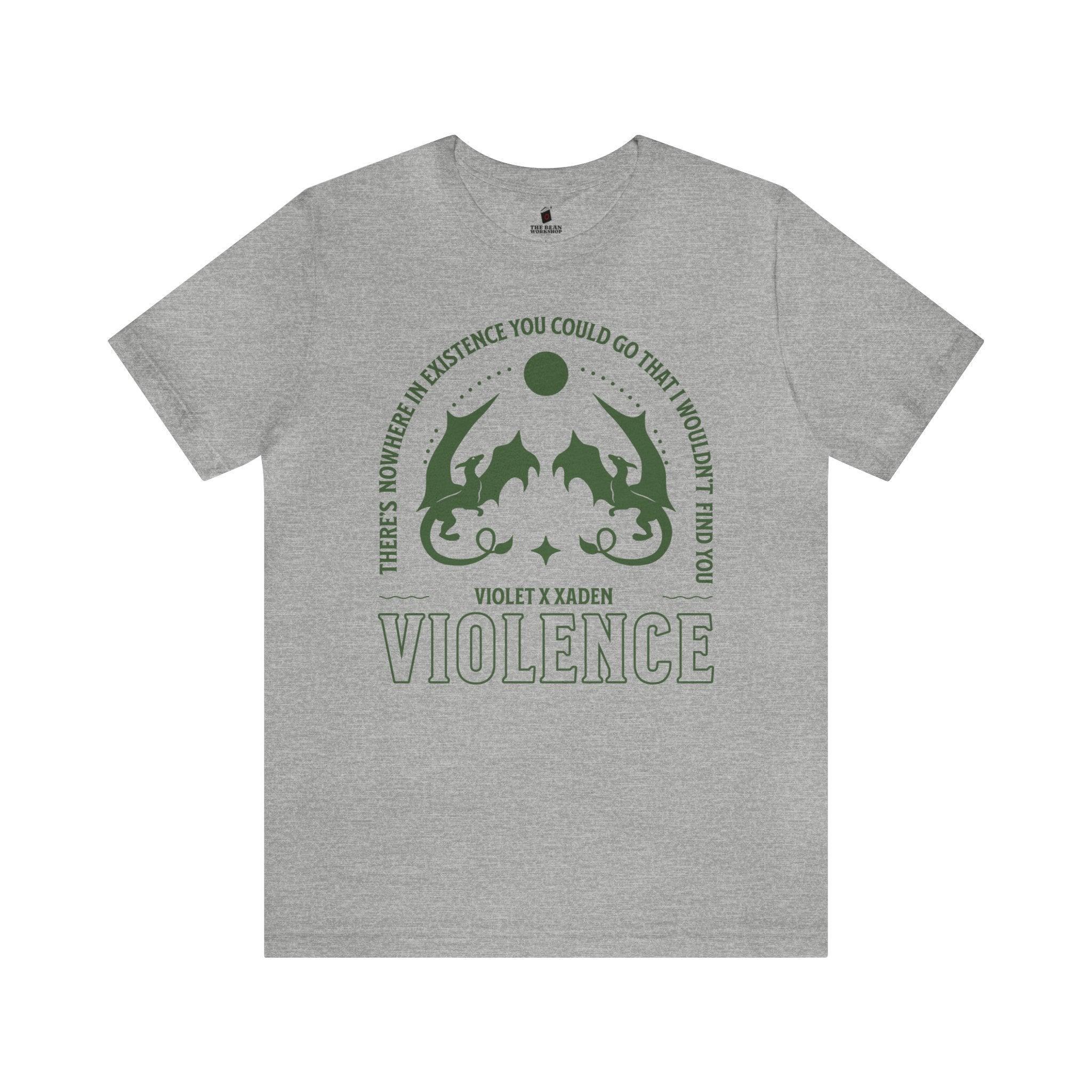Violence Violet and Xaden T-shirt Officially Licensed Fourth Wing