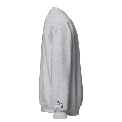Violent Little Thing Embroidered Sweater - The Bean Workshop - embroidered, fourth wing, rebecca yarros, sweatshirt, violet sorrengail